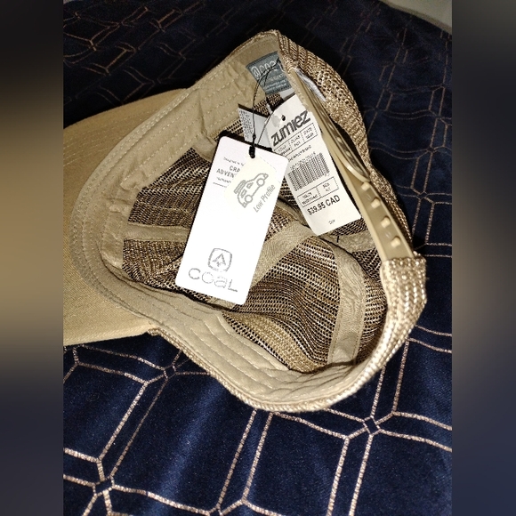 Coal 'For The Yipee Kay Yayyers' The Ripley Khaki All Mesh Trucker Hat - Picture 2 of 4